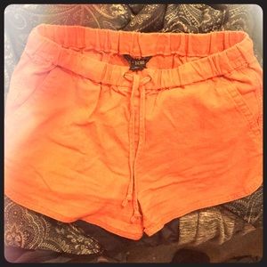 XXS orange J. Crew Short